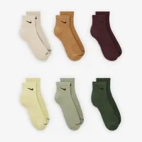 Nike Everyday Plus Cushioned тренувальні Ankle шкарпетки (6 пар) різнокольорові