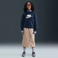 Nike Sportswear Club Fleece Big детские Crew-Neck свитшот синий