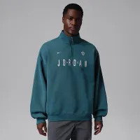 Nike Jordan Flight мужские Graphic Fleece 1/4-Zip синий