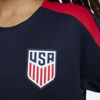 USMNT Strike Big дитячі Nike Dri-FIT Soccer Short-Sleeve Knit Top блакитний
