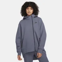 Nike Sportswear Tech Fleece жіноча оверсайз Full-Zip Толстовка з капюшоном Cape колір сірий