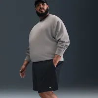 Nike Solo Swoosh чоловічі French Terry шорти колір чорний