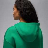 Nike Jordan Brooklyn Fleece женская Pullover Толстовка с капюшоном цвет зеленый