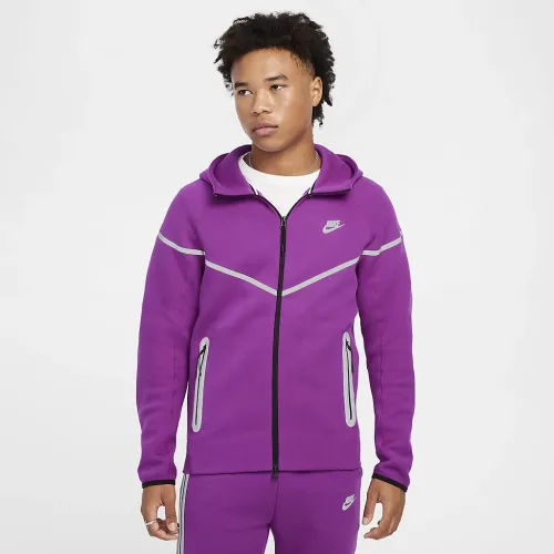 Nike Tech Windrunner чоловічі Reflective Details Fleece Full-Zip Куртка колір фіолетовий