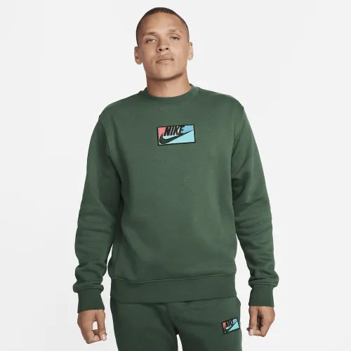 Nike Club Fleece чоловічі Crew колір зелений