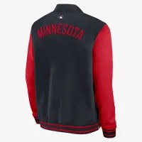 Minnesota Twins Authentic Collection Dugout мужские Nike MLB Full-Zip Bomber Куртка синий