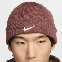 Nike Terra Swoosh Beanie цвет коричневый