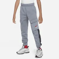 Nike Air Big детские Fleece Cargo Pants цвет серый