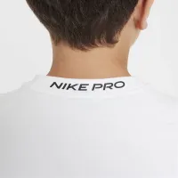 Nike Pro Warm Big дитячі (для хлопчиків) Dri-FIT Long-Sleeve тренувальні Top колір білий