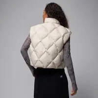 Nike Jordan Brooklyn жіноча Therma-FIT Quilted Puffer Vest колір коричневий