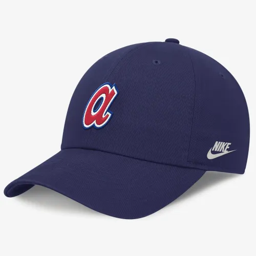 Atlanta Braves Rewind Cooperstown Club мужские Nike MLB Adjustable Hat синий