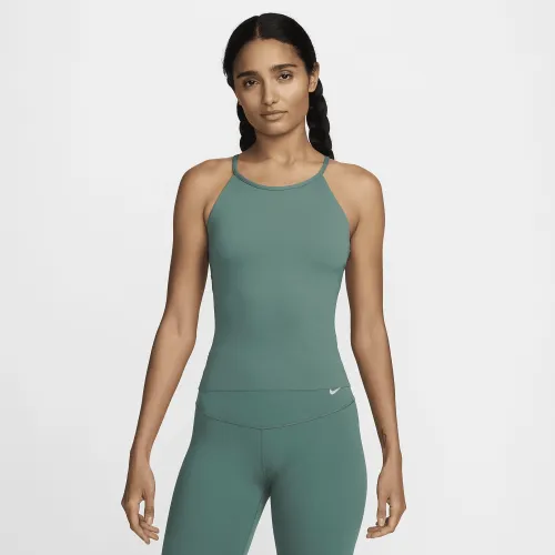 Nike Zenvy женская Dri-FIT Tank Top цвет зеленый