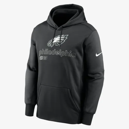 Philadelphia Eagles Men’s Nike Therma NFL Pullover Толстовка з капюшоном колір чорний