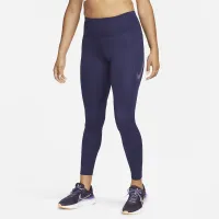 Nike Fast жіноча Mid-Rise 7/8 Graphic лосіни з кишенямиколір фіолетовий