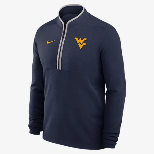 West Virginia Mountaineers Victory чоловічі Nike Dri-FIT College 1/2-Zip Long-Sleeve Top блакитний