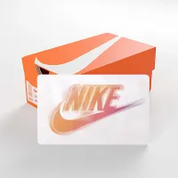 Nike Gift Card Mailed in a Mini Nike Shoebox колір білий