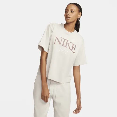Футболка Nike Sportswear Classic Boxy FQ6600-104 - бежева