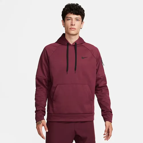 Nike Therma чоловічі Therma-FIT Hooded Fitness Pullover колір червоний