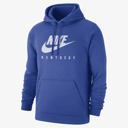 Nike College Club Fleece (Kentucky) чоловічі Pullover Толстовка з капюшоном блакитний