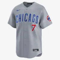 Dansby Swanson Chicago Cubs чоловічі Nike Dri-FIT ADV MLB Limited Jersey колір сірий