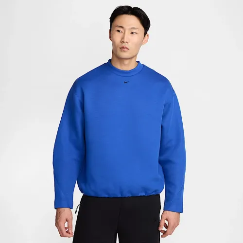 Nike Tech мужские Fleece Crew синий