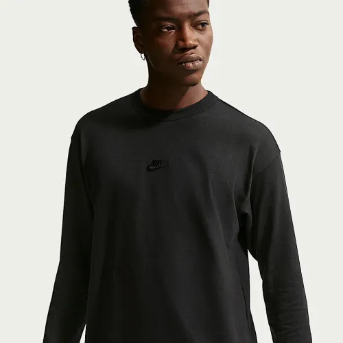 Nike Sportswear Premium Essentials мужские Long-Sleeve футболка цвет черный