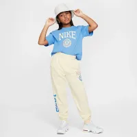 Nike Sportswear Club Fleece Girls' Loose Pants цвет белый