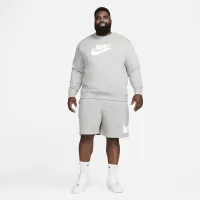 Nike Sportswear Club Fleece чоловічі Graphic Crew колір сірий