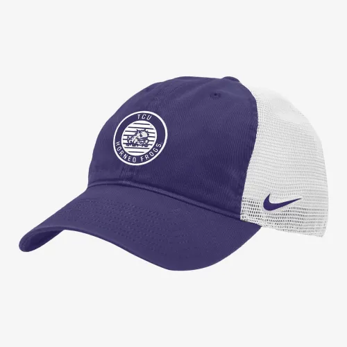 TCU Heritage86 Nike College Trucker Hat колір фіолетовий