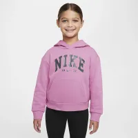 Nike Swoosh Spirit Little детские Pullover Толстовка с капюшоном Pink