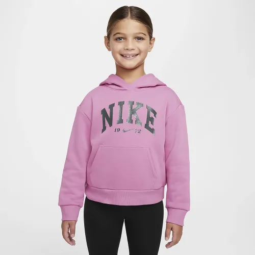 Nike Swoosh Spirit Little детские Pullover Толстовка с капюшоном Pink