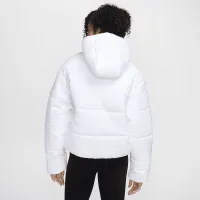 Nike Sportswear Classic Puffer женская Therma-FIT Loose Hooded Куртка цвет белый