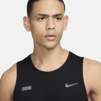 Nike Miler Flash чоловічі Running Tank Top колір чорний