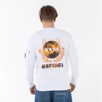 Кофта/футболка Alpha Industries NASA Davinci 13630309 - Белая