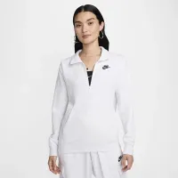 Nike Sportswear Club Fleece жіноча 1/2-Zip світшот колір коричневий