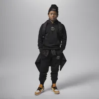 Nike Jordan Paris Saint-Germain Big дитячі Pants колір чорний