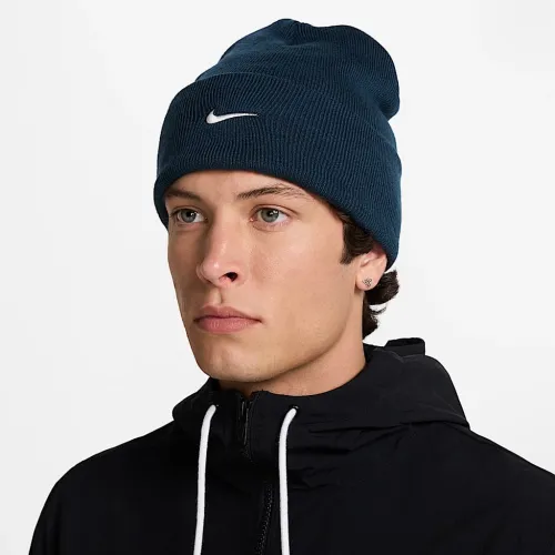 Nike Peak Swoosh Beanie блакитний