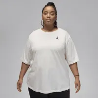 Nike Jordan Essentials жіноча Girlfriend футболка (великі розміри) колір білий