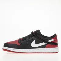 Кросівки Nike Air Jordan 1 Low Flyease DM1206-066 - чорно-червоні