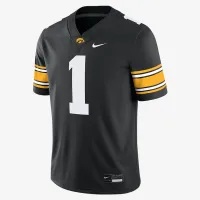 Iowa Hawkeyes чоловічі Nike Dri-FIT College Game Jersey колір чорний