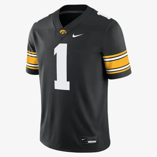 Iowa Hawkeyes чоловічі Nike Dri-FIT College Game Jersey колір чорний