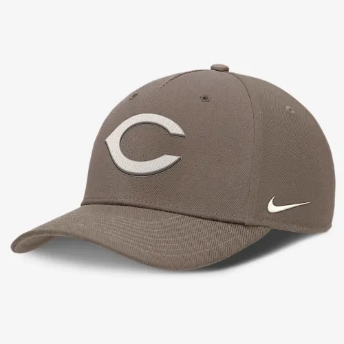 Cincinnati цвет красныйs Rise мужские Nike Dri-FIT MLB Adjustable Hat цвет коричневый