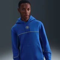 Nike Club Total 90 чоловічі Soccer Pullover Толстовка з капюшоном блакитний