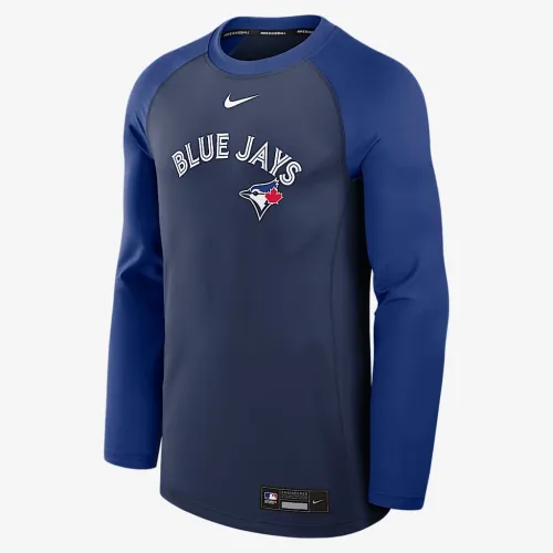 Toronto блакитний Jays Authentic Collection Game Time чоловічі Nike Dri-FIT MLB Pullover Crew блакитний
