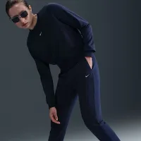 Nike Sportswear Chill Terry жіноча Slim З високою талією French Terry Sweatpants блакитний