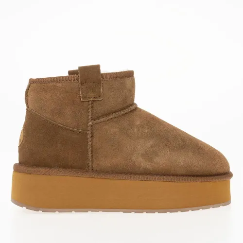 Кроссовки Emu Australia Foy Flatform Micro W13073CHES - Бежевые