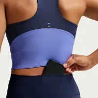 Nike One жіноча З високою талією 7/8 лосіни з кишенямиблакитний