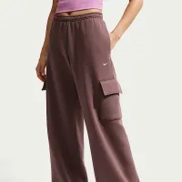 Nike Sportswear Phoenix Fleece женская Cargo Sweatpants цвет фиолетовый