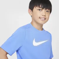 Nike Multi Big детские (для мальчиков) Dri-FIT Graphic тренировочные Top синий