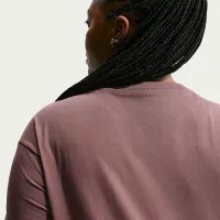 Nike Sportswear женская оверсайз Short-Sleeve футболка (большие размеры) цвет фиолетовый